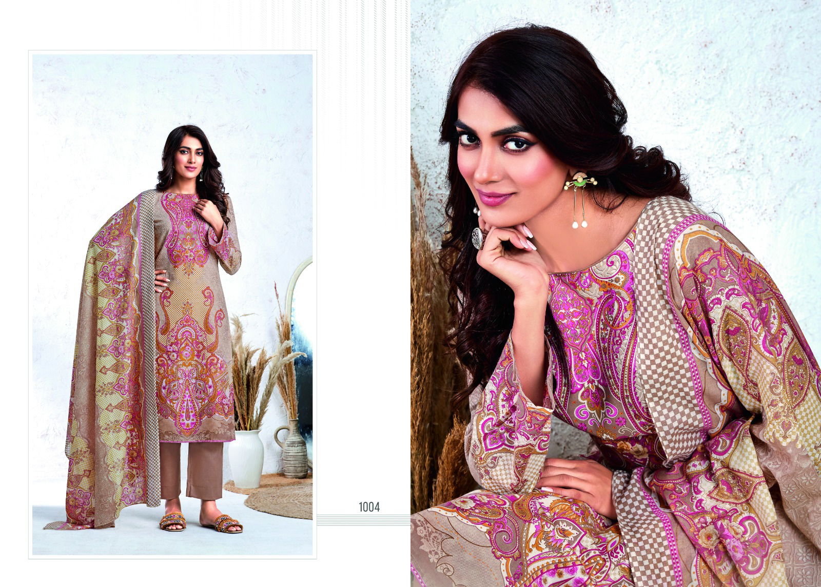 Zasha By Leela Printed Cotton Dress Material Wholesale Clothing Suppliers In India